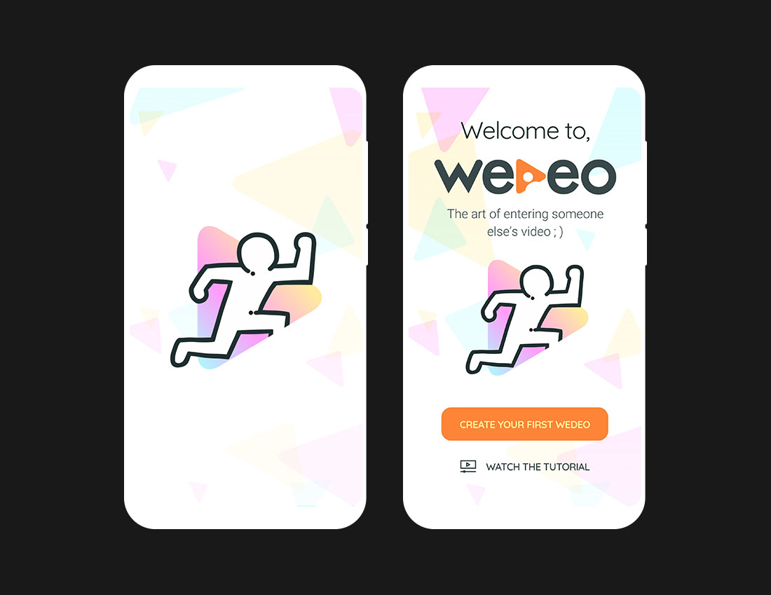 Splash screen & landing page